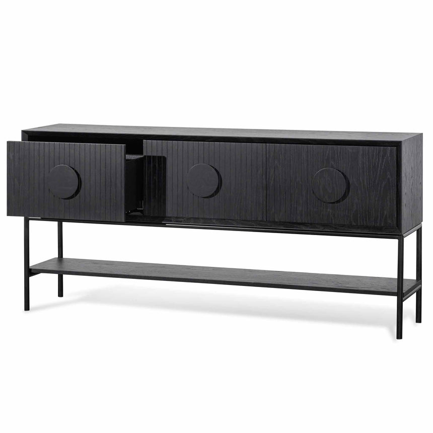 1.8m Console Table - Black