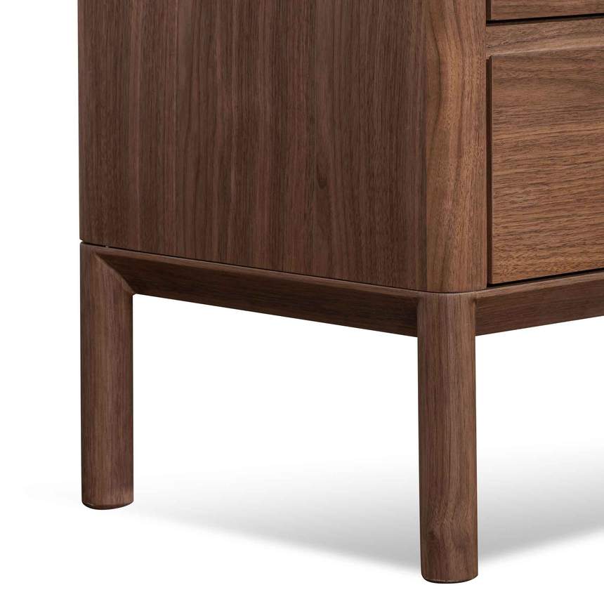 6 Drawers Wooden Chest - Walnut