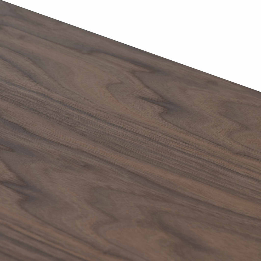 1.6m Sideboard Buffet Unit - Walnut with Black Doors