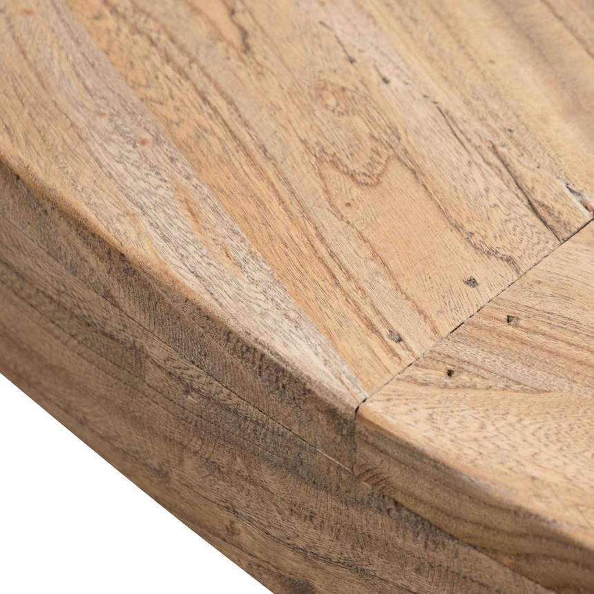 1.6m Round Dining Table - Natural Top - Natural Base