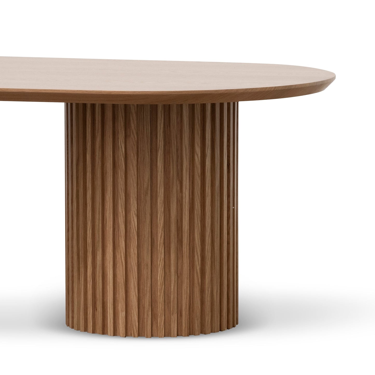 2.8m Wooden Dining Table - Natural