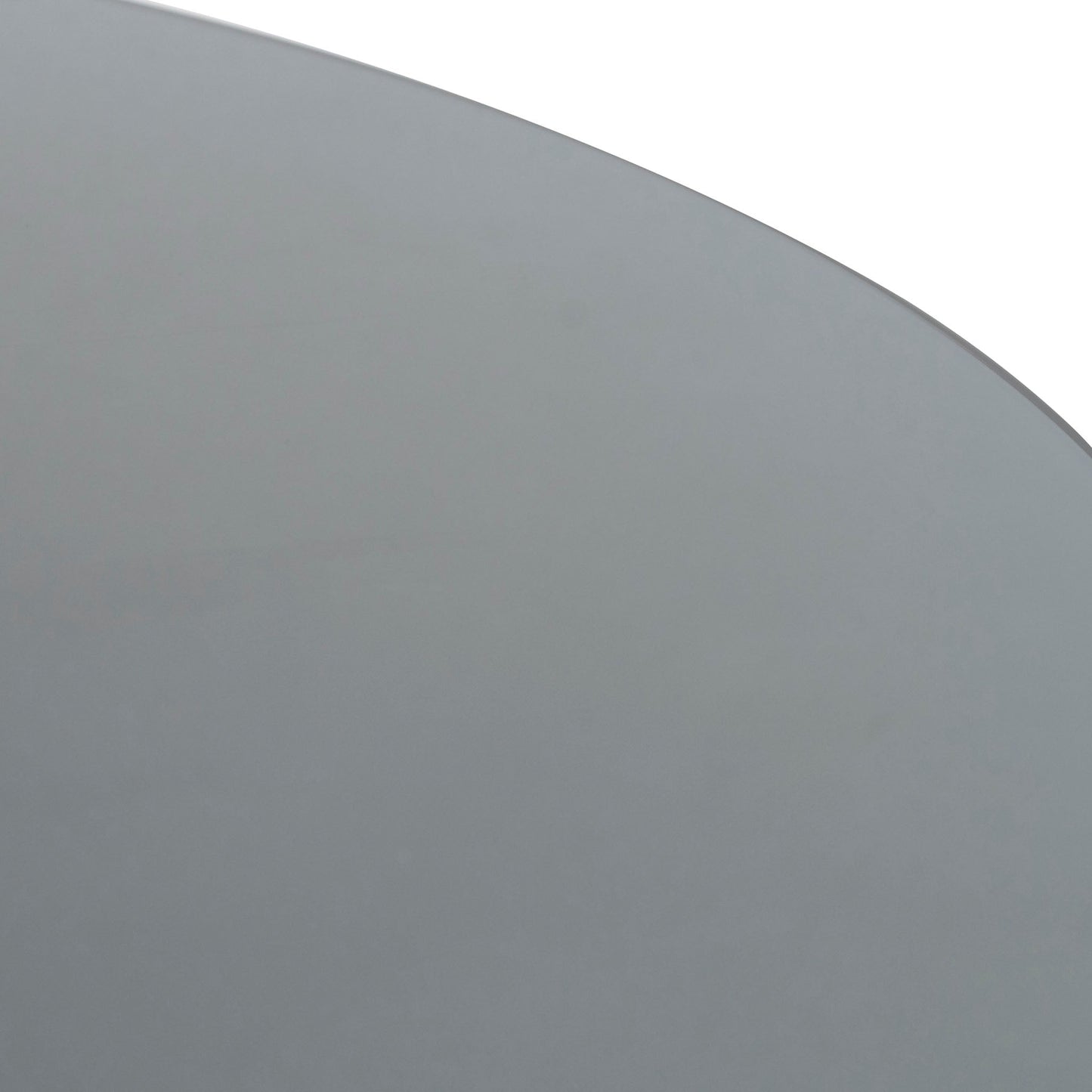 Benton 1.5m Round Grey Glass Dining Table - Walnut - Last One