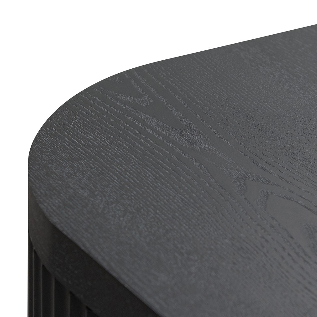 Elino 1.6m Veneer Top Buffet Unit - Full Black