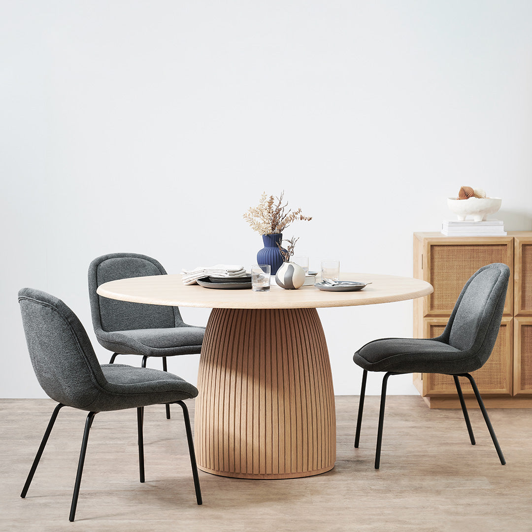 Tonya 1.4m Round Dining Table - Natural
