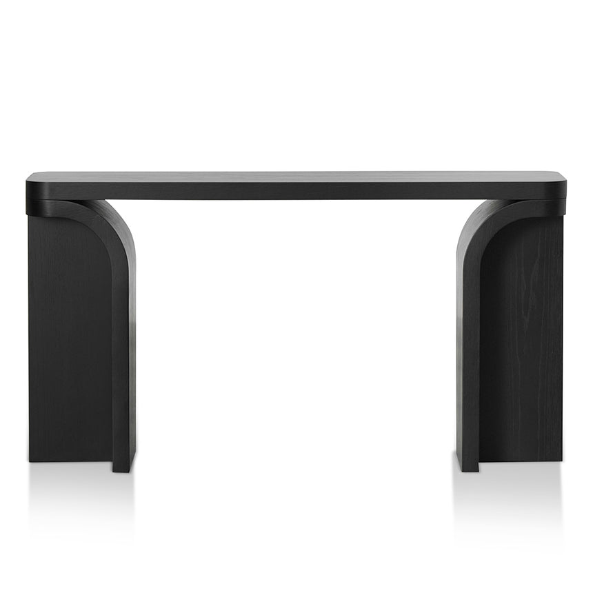 1.5m Console Table - Black Oak