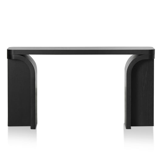 1.5m Console Table - Black Oak