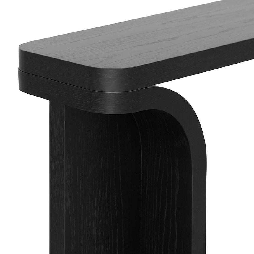 1.5m Console Table - Black Oak