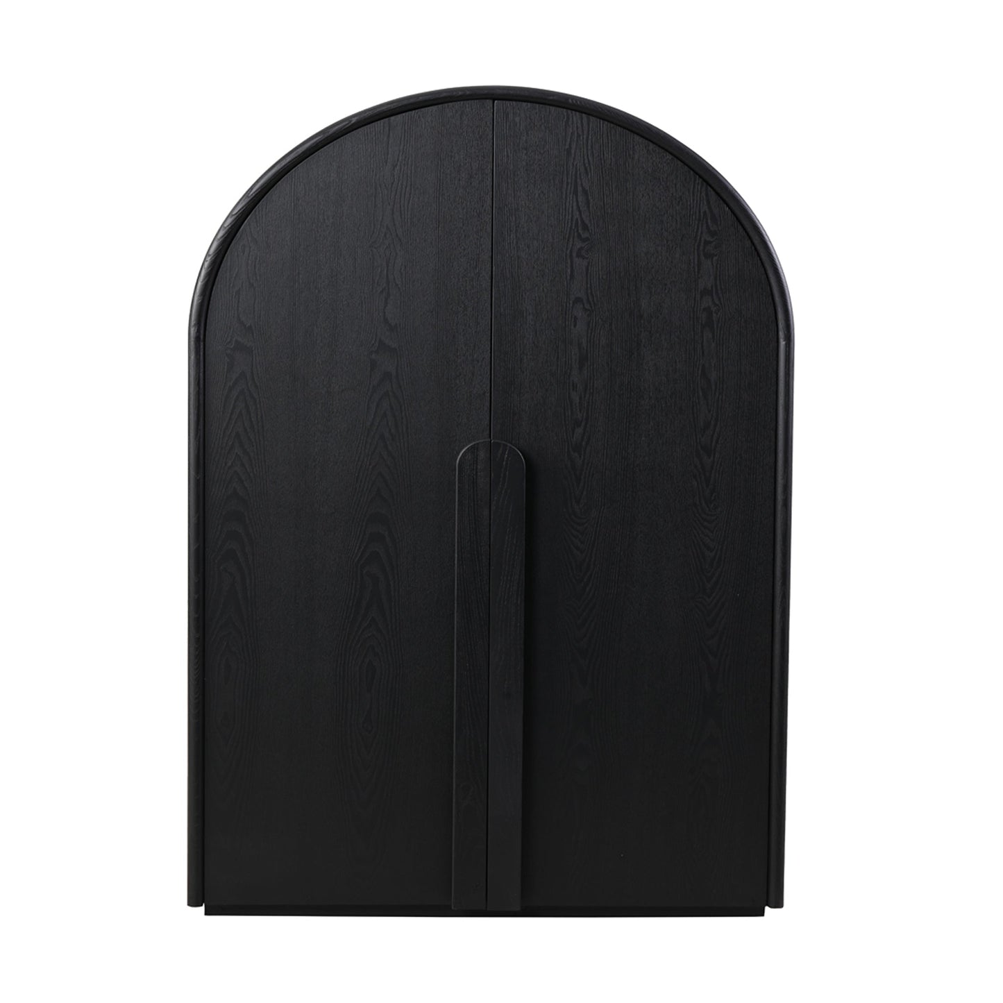 Ex Display - Alora 150cm (H) Ash Curve Cabinet - Full Black