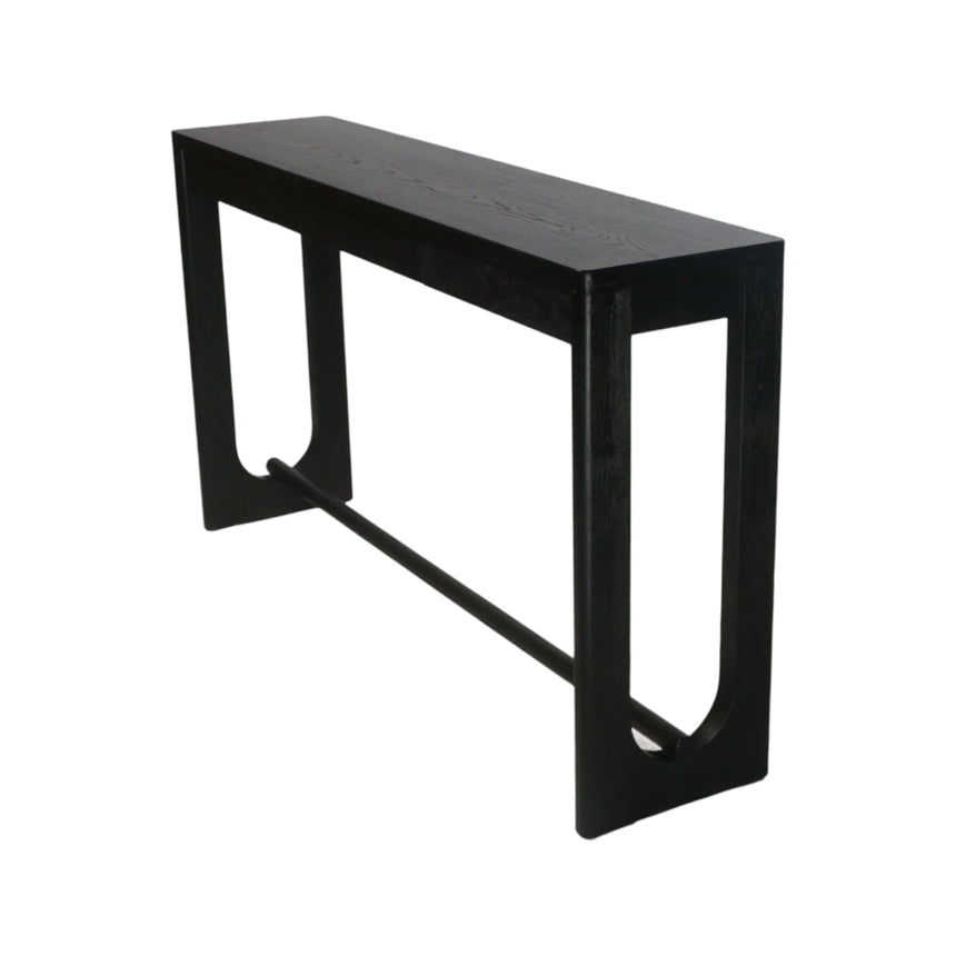 1.5m Console Table - Full Black