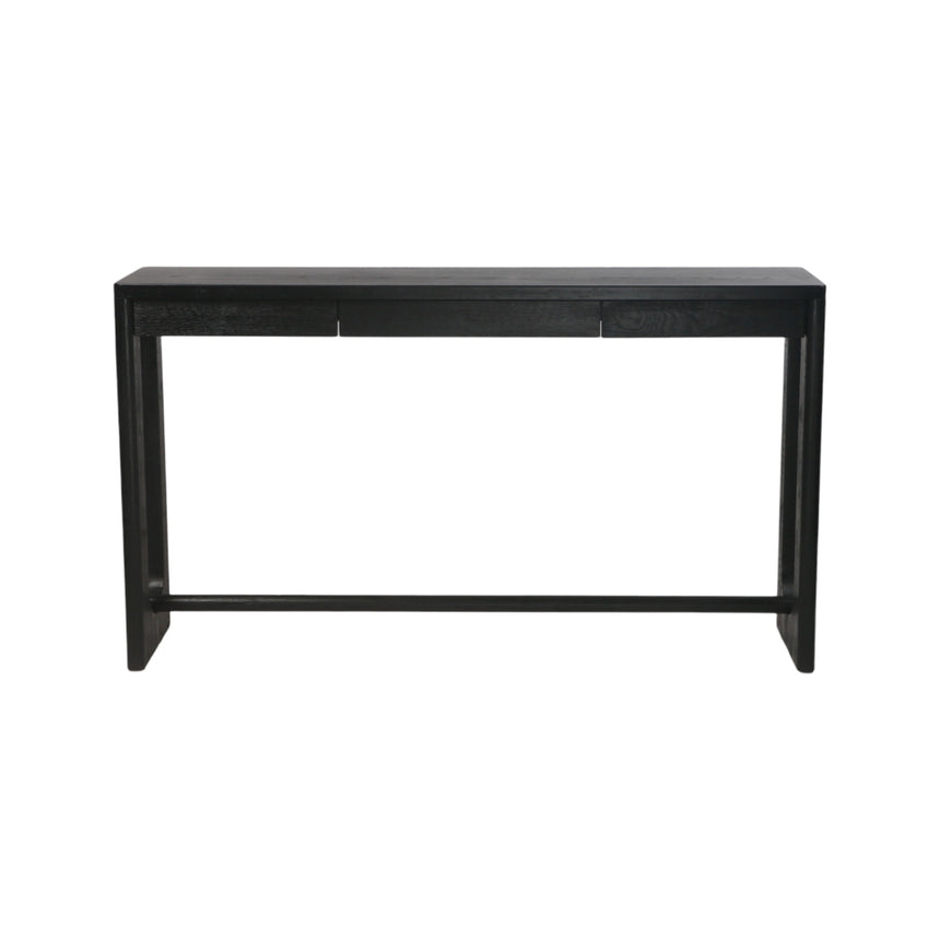1.5m Console Table - Full Black