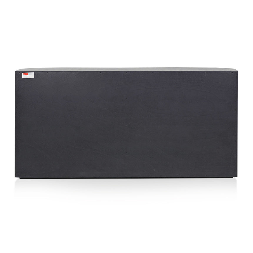 1.6m Sideboard - Full Black