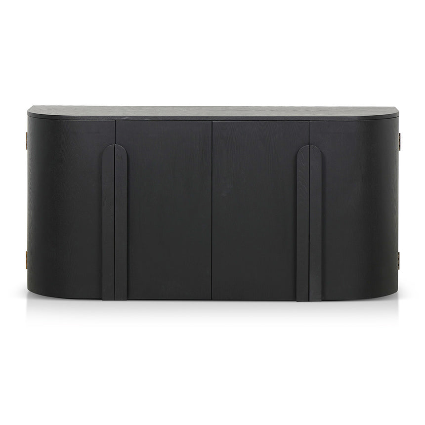 1.6m Sideboard - Full Black