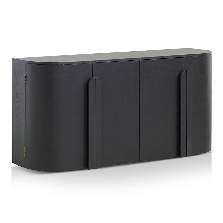 1.6m Sideboard - Full Black
