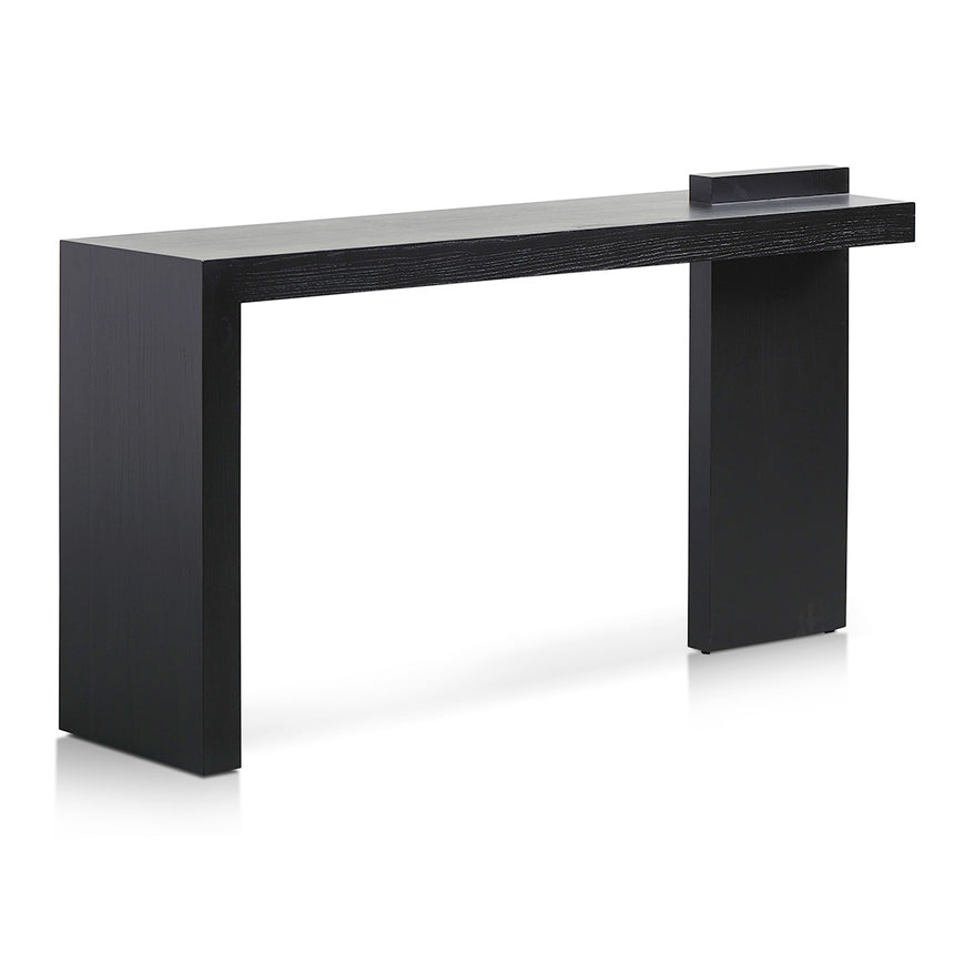 1.6m ELM Console Table - Full Black