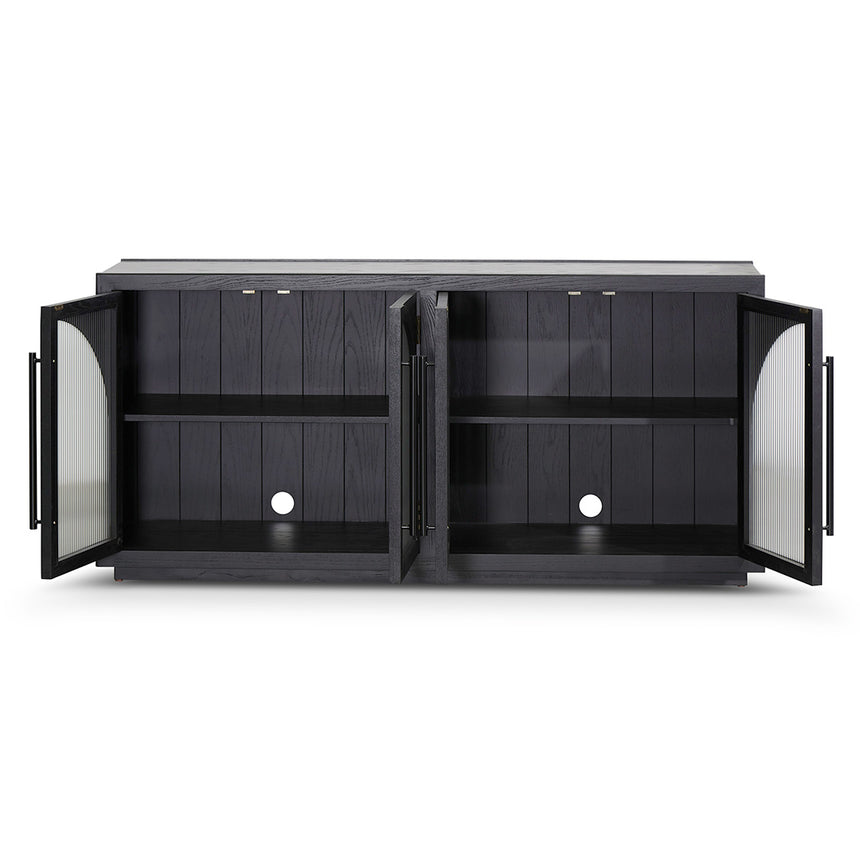 1.78m Sideboard Unit - Full Black