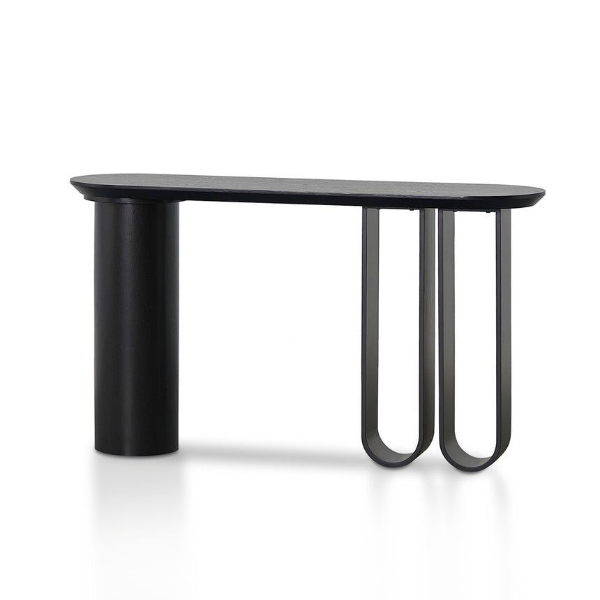 1.4m Console Table - Full Black