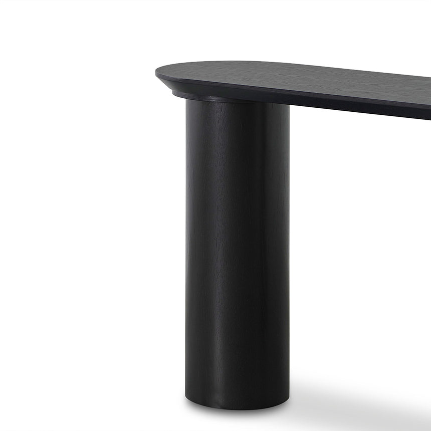 1.4m Console Table - Full Black