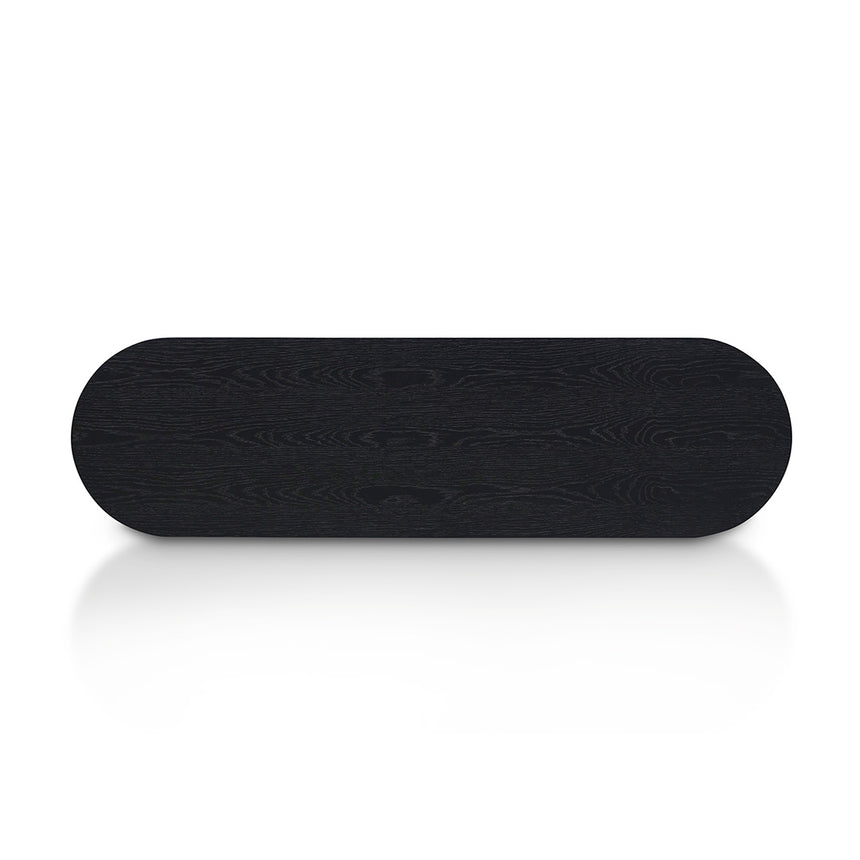 1.4m Console Table - Full Black