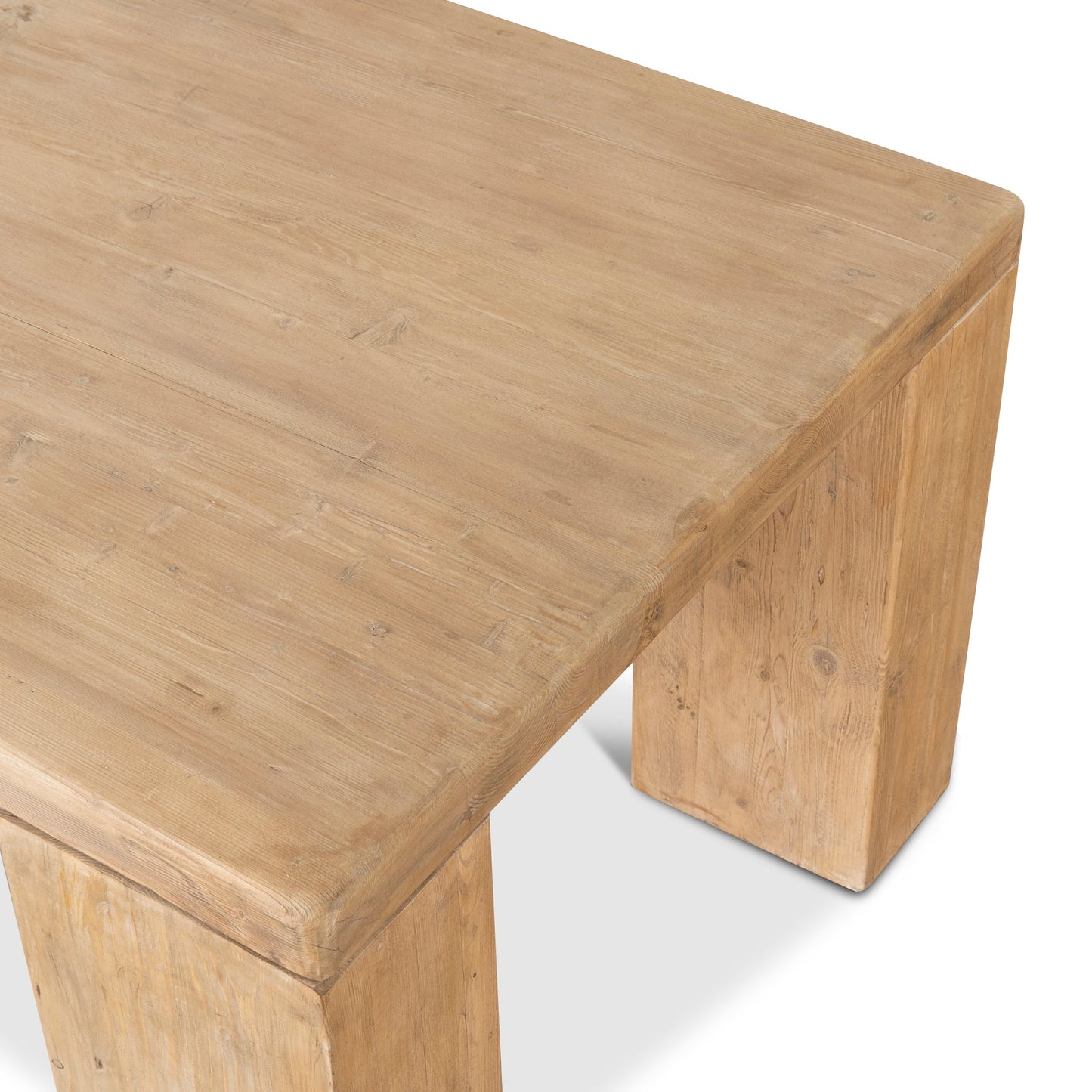 Nasima 2.44m Elm Dining Table - Natural