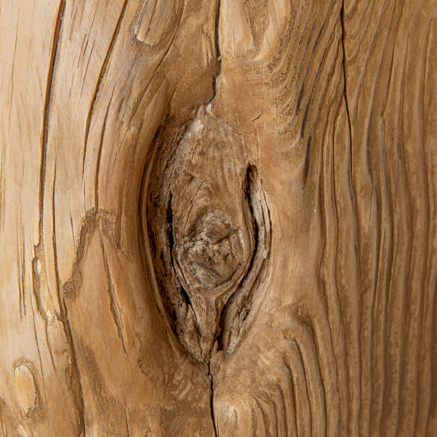 2.8m Elm Dining Table - Natural