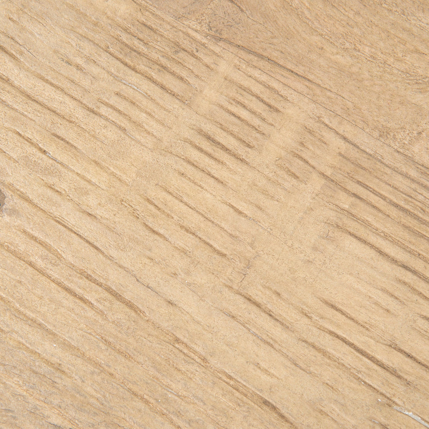 1.52m Elm Round Dining Table - Natural