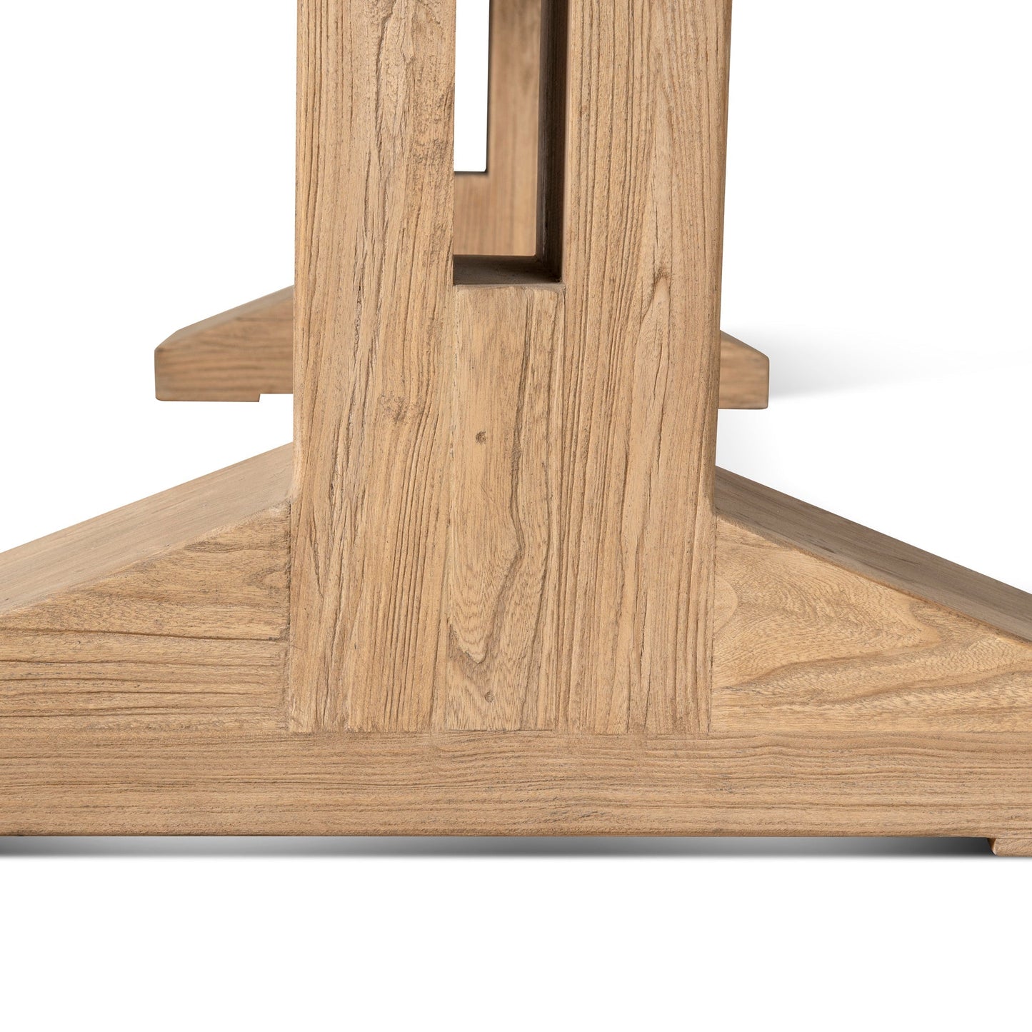 3m Elm Dining Table - Natural