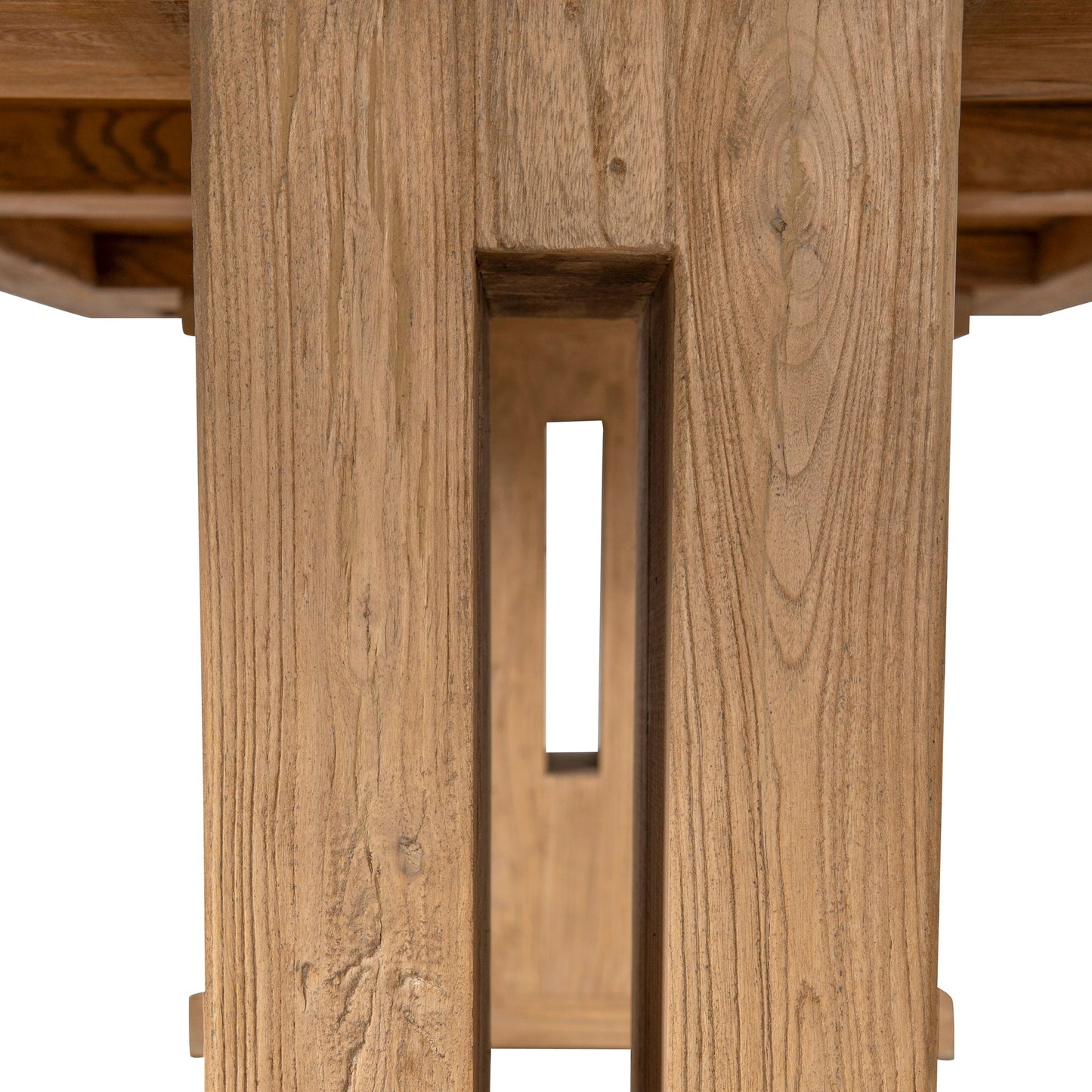 3m Elm Dining Table - Natural