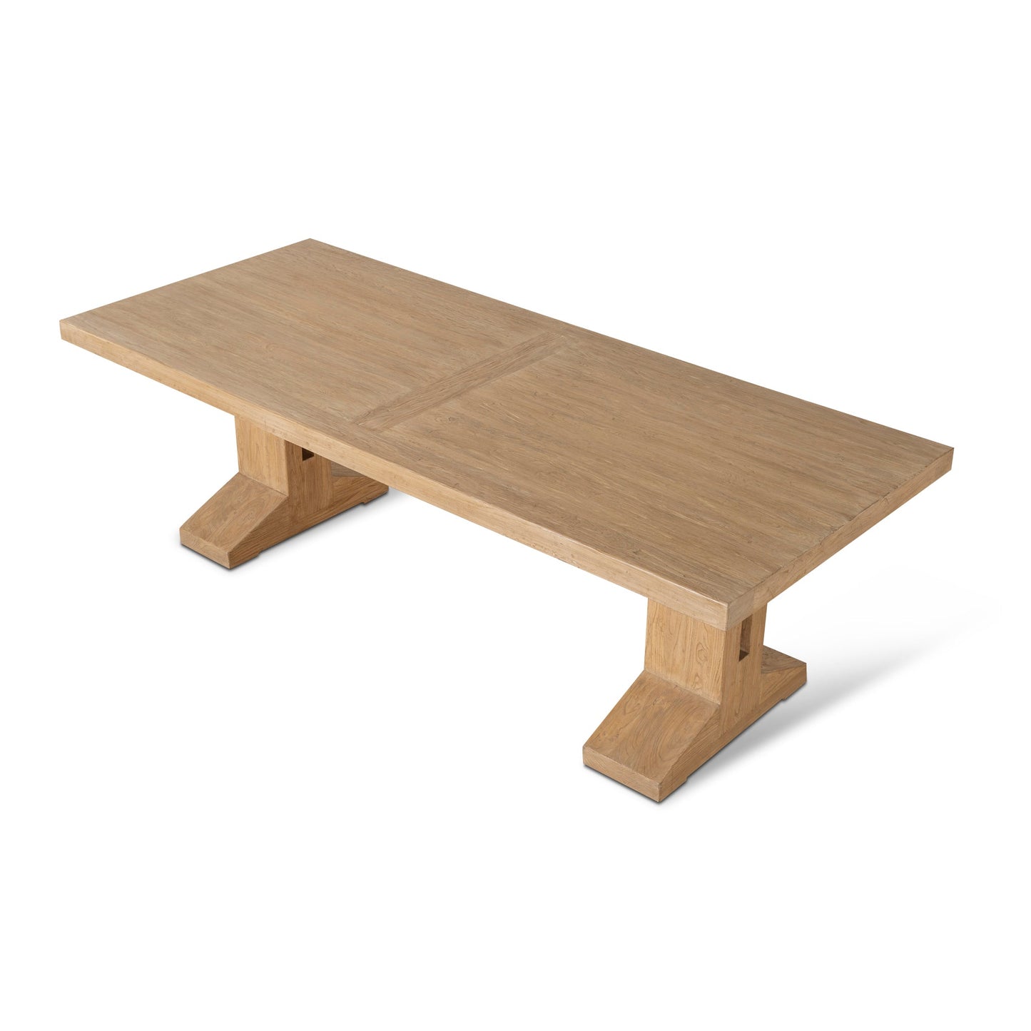 3m Elm Dining Table - Natural