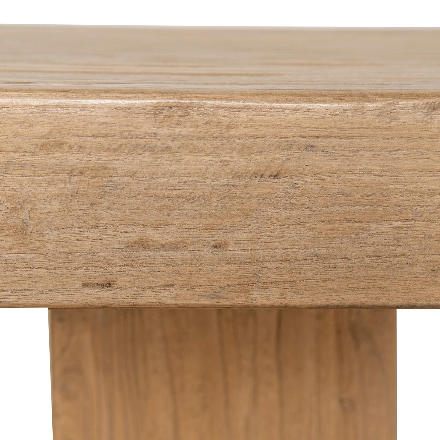 3m Elm Dining Table - Natural