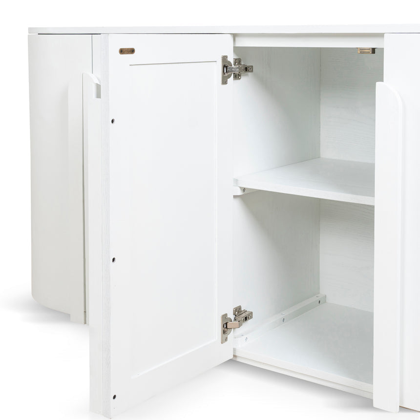 1.6m Sideboard - Full White