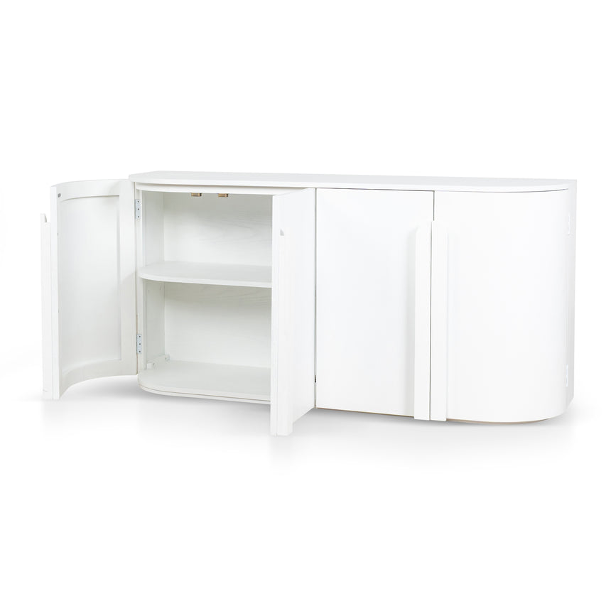 1.6m Sideboard - Full White
