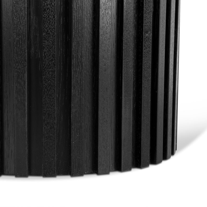 2.5m Wooden Dining Table - Black