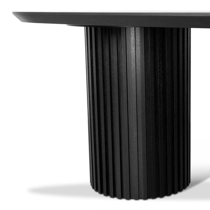 2.5m Wooden Dining Table - Black