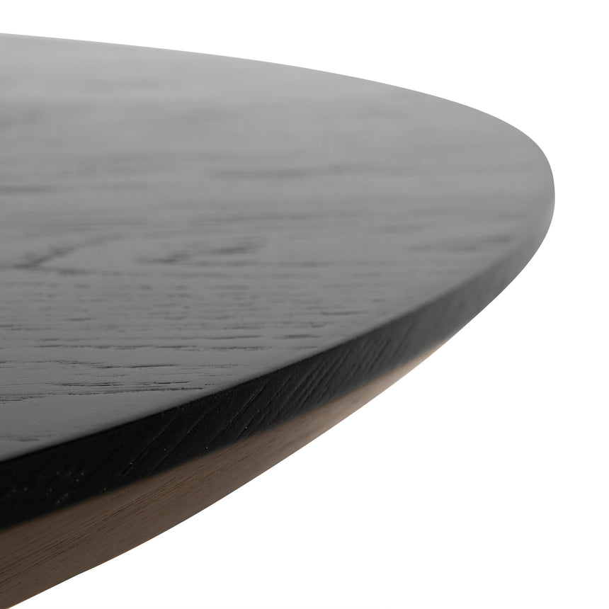 2.5m Wooden Dining Table - Black