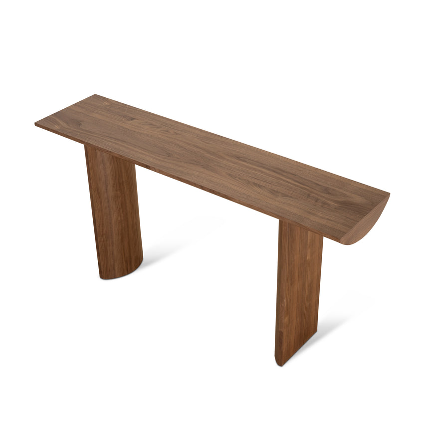 1.6m Console Table - Walnut Veneer