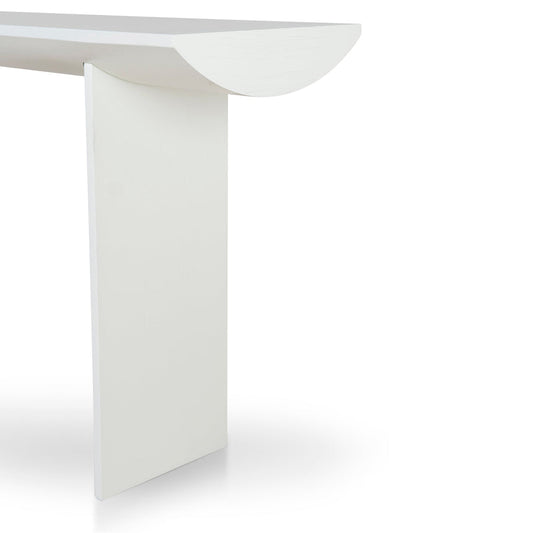 1.6m Console Table - White Oak