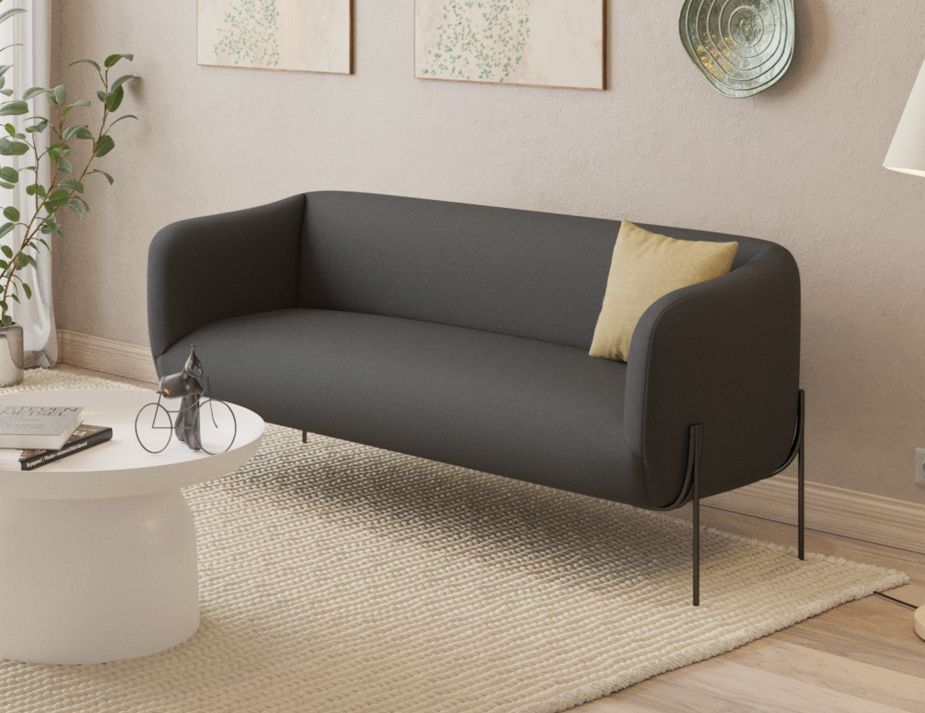 Belle 2.5 Seater Sofa - Storm Grey