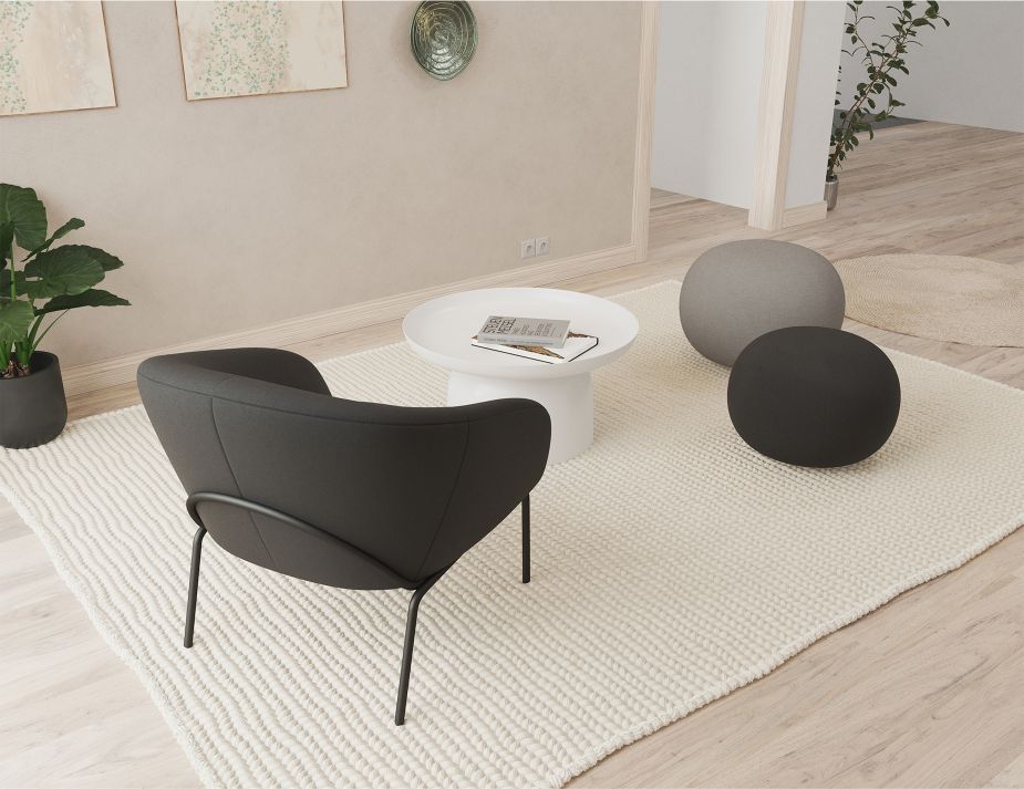 Solace Lounge Chair - Storm Grey