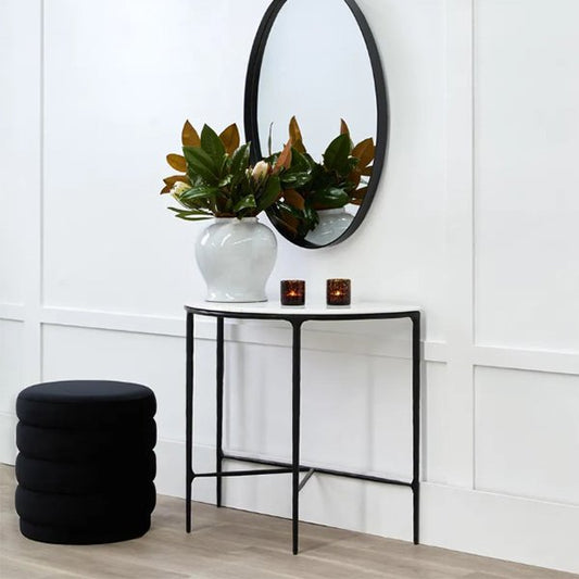 Demi Stool - Black Velvet