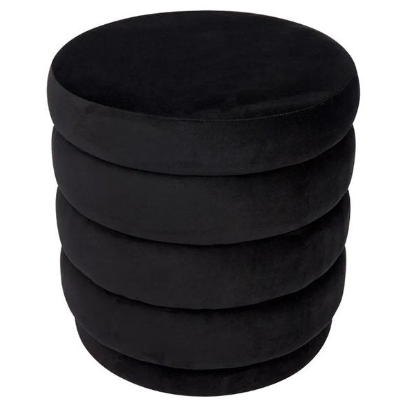 Demi Stool - Black Velvet