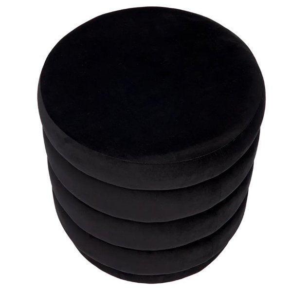 Demi Stool - Black Velvet
