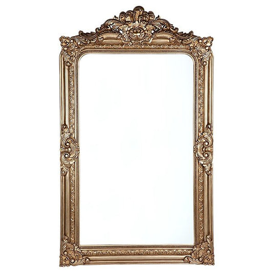 Elizabeth Floor Mirror - Antique Gold