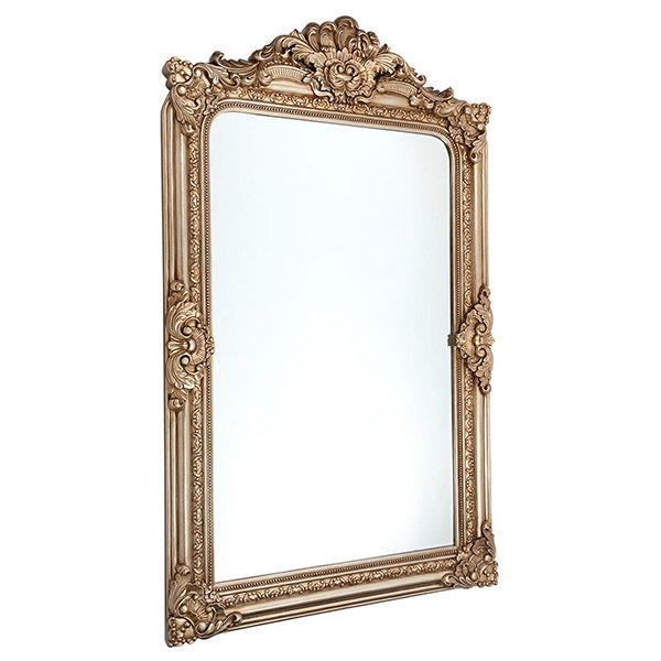 Elizabeth Floor Mirror - Antique Gold