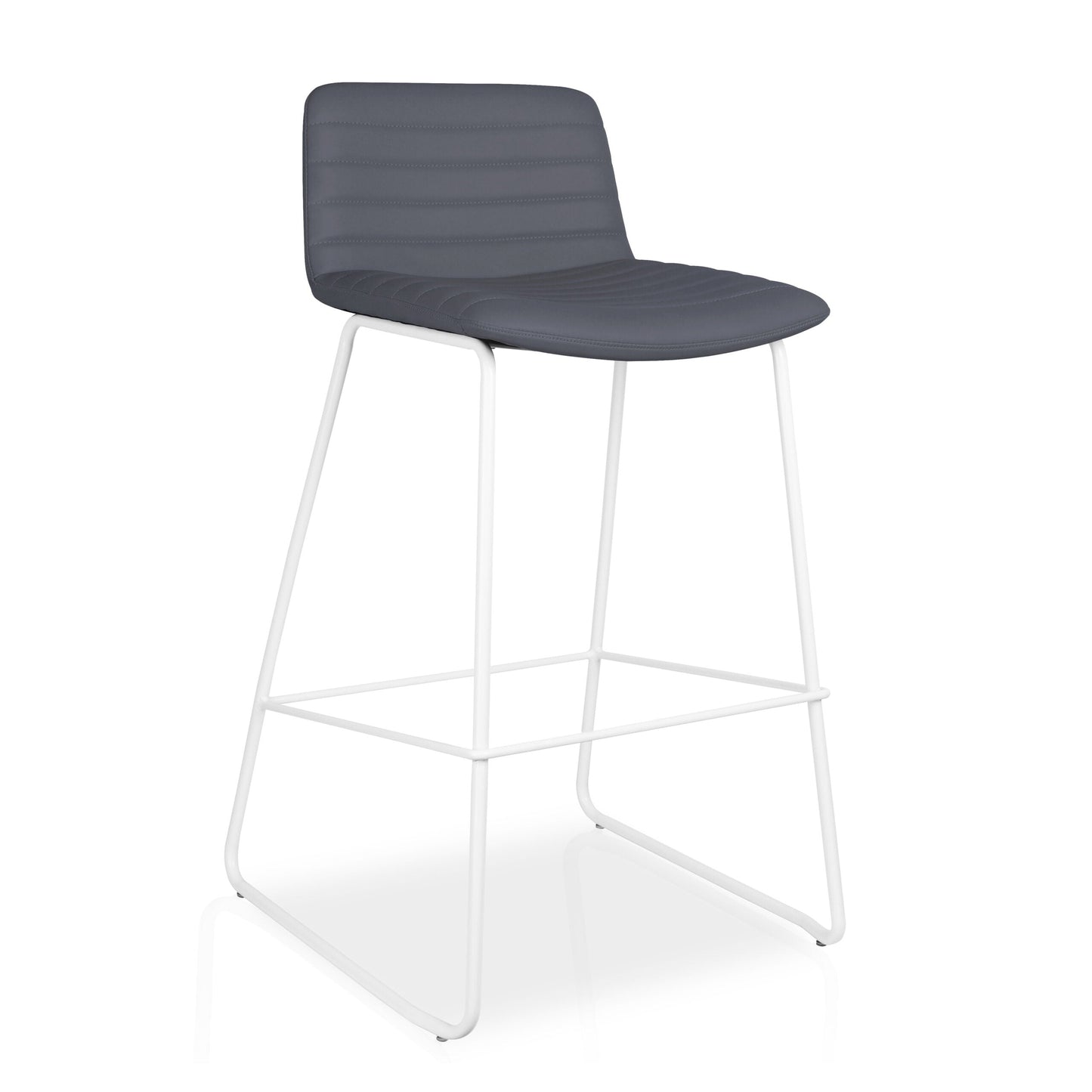 Elpix 73cm Bar Stool - French Navy PU