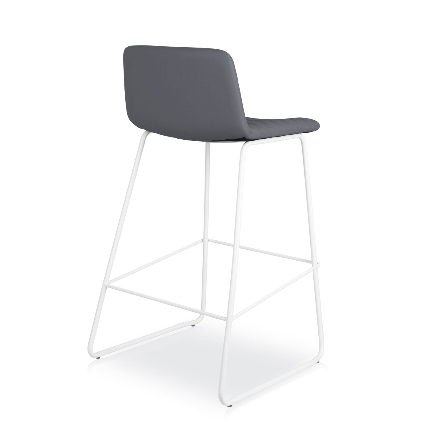 Elpix 73cm Bar Stool - French Navy PU