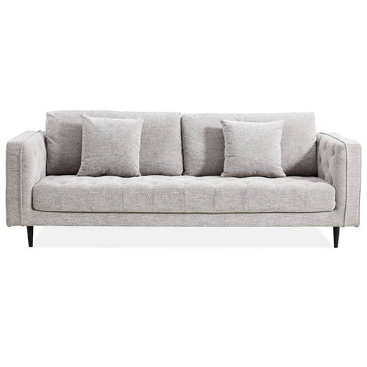 Adaire XL 3 Seater Fabric Sofa - Quartz