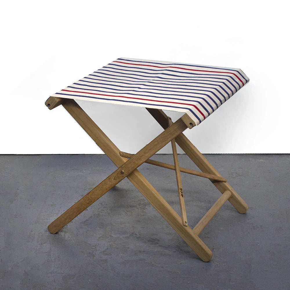 Folding Stool Cotton Fabric - Teak