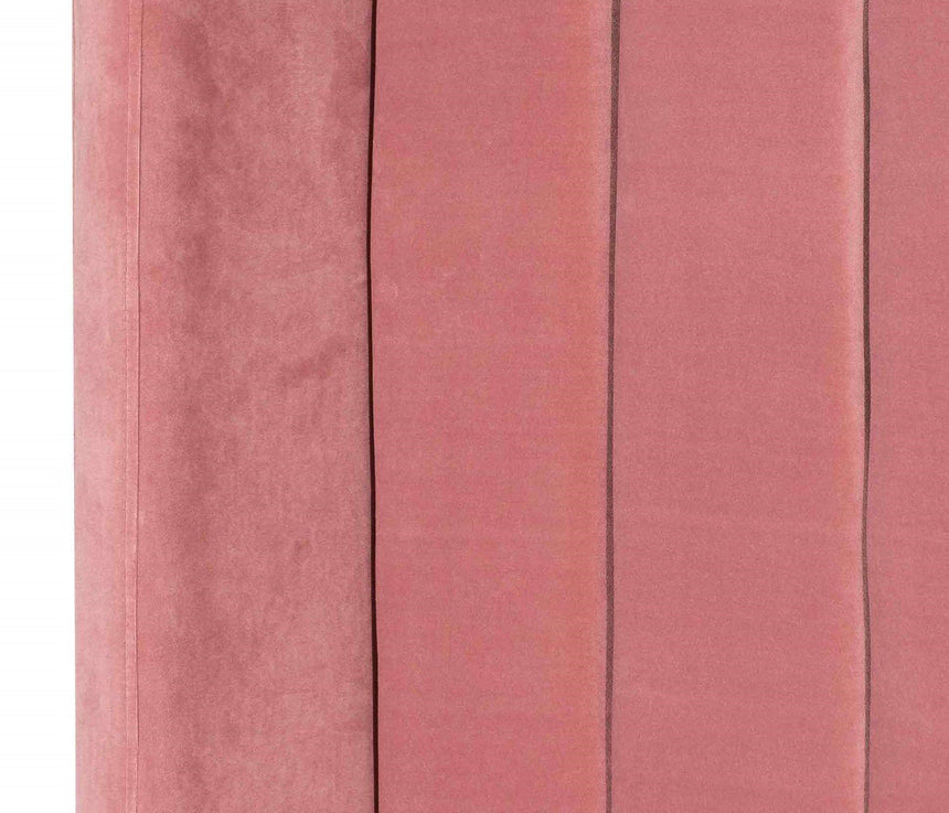 Queen Sized Bed Frame - Blush Peach Velvet