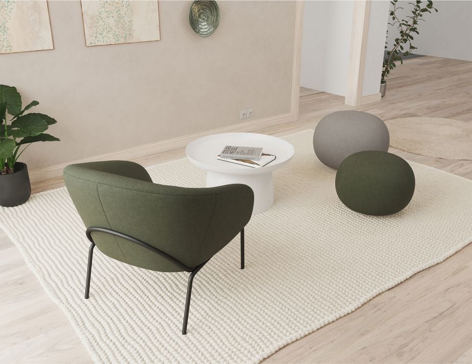 Solace Lounge Chair - Kelp Green