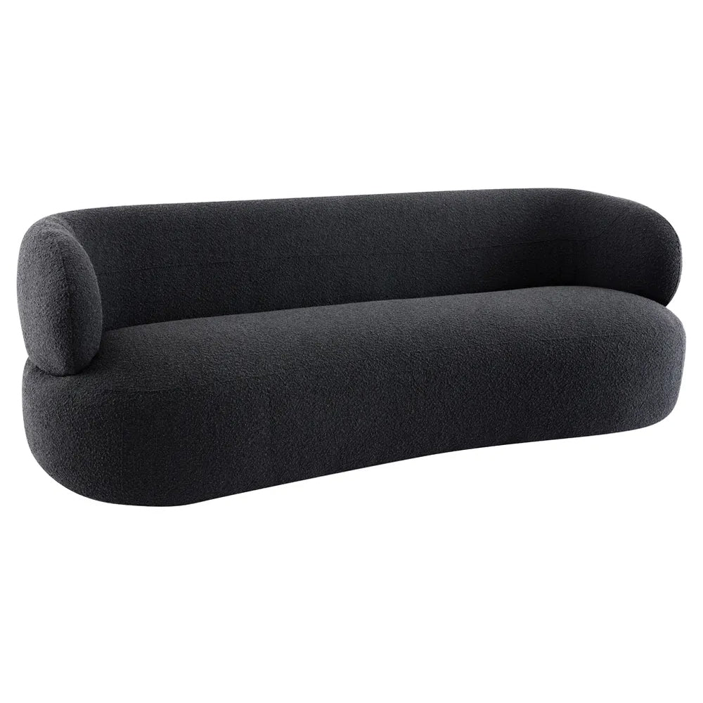 Greenwich 3 Seater Sofa - Black Onyx Boucle